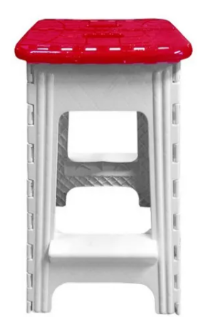 Banquito Plegable Plastico Alto Banco Banqueta