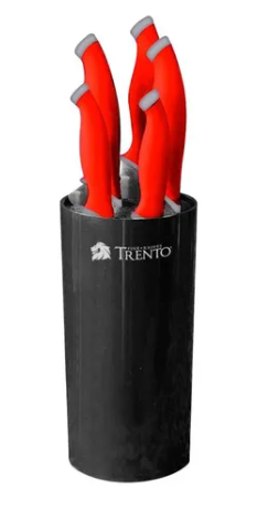 Cepo De Cuchillos Trento  5 Piezas Cocina Chef Gourmet