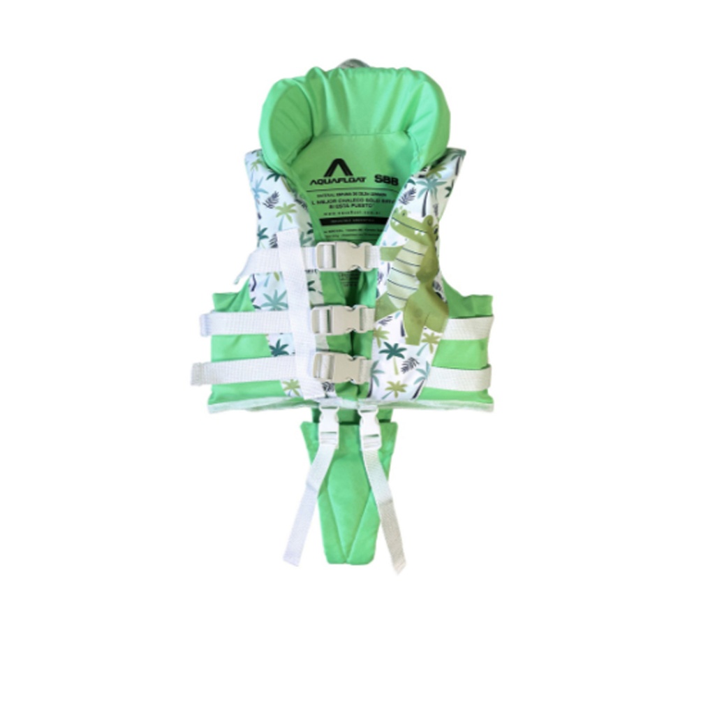 Chaleco Super Bebe Ski Aquafloat Salvavidas Pileta Rio Pna Cocodrilo