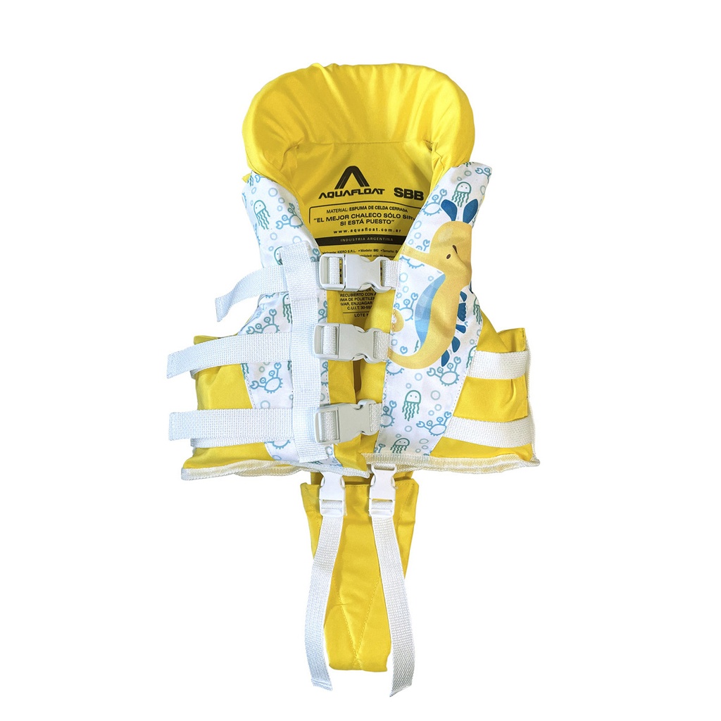 Chaleco Bebe Ski Aquafloat Salvavidas Pileta Rio Aprob Pna