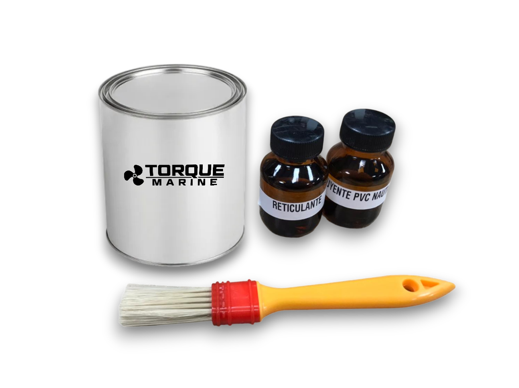 Kit De Pegamento Para Gomon Semirrigido Pvc Torque Marine 250cc