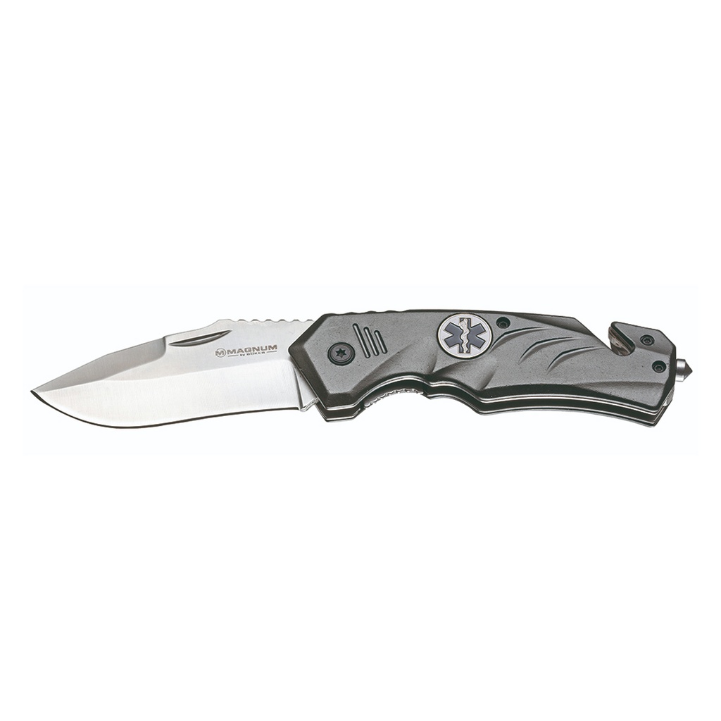 Navaja Magnum Boker Arbolito Rescate Gris Paramédico 