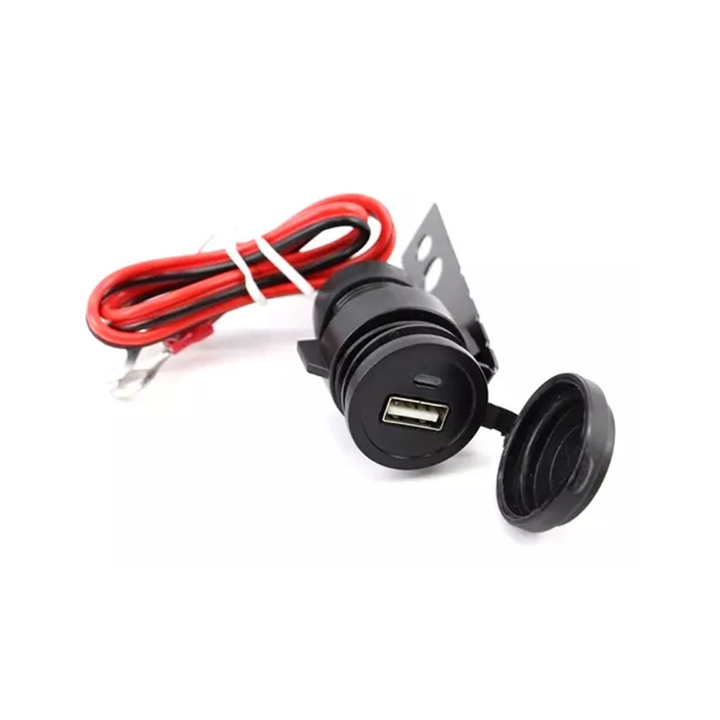 Cargador Para Moto Scooter Cuatriciclo Toma 12v Usb Gps Cel