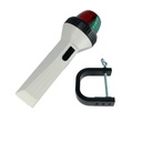 Luz De Proa Bicolor A Pila Con Sujetador