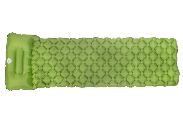 Colchoneta Inflable Origami Aislante C/almohada Bolso Inflador 