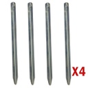 Estaca V 40 Cm Con Remache Carpas Gazebos X 4 Unidades