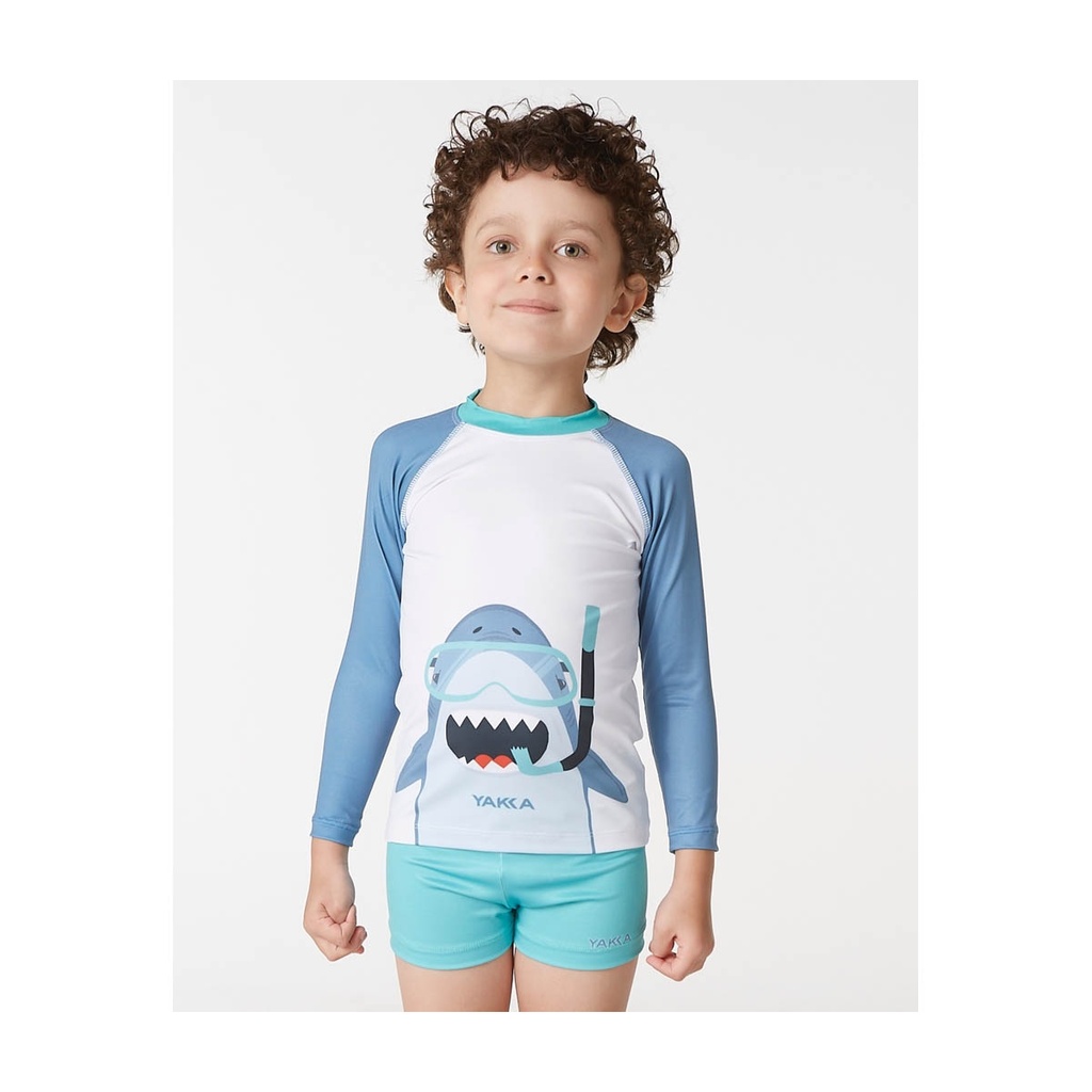 Remera UV niño Tiburon Talle 2