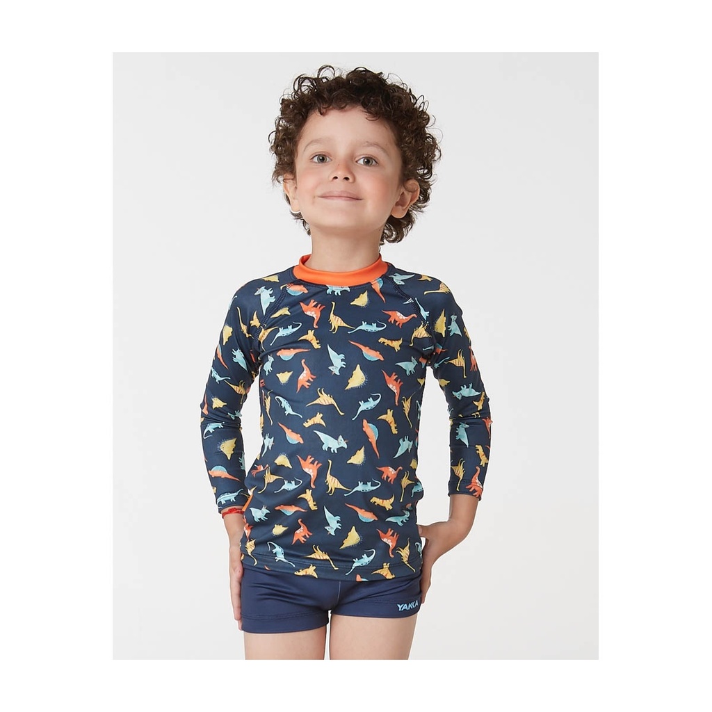 Remera UV niño Dinosaurio Talle 1