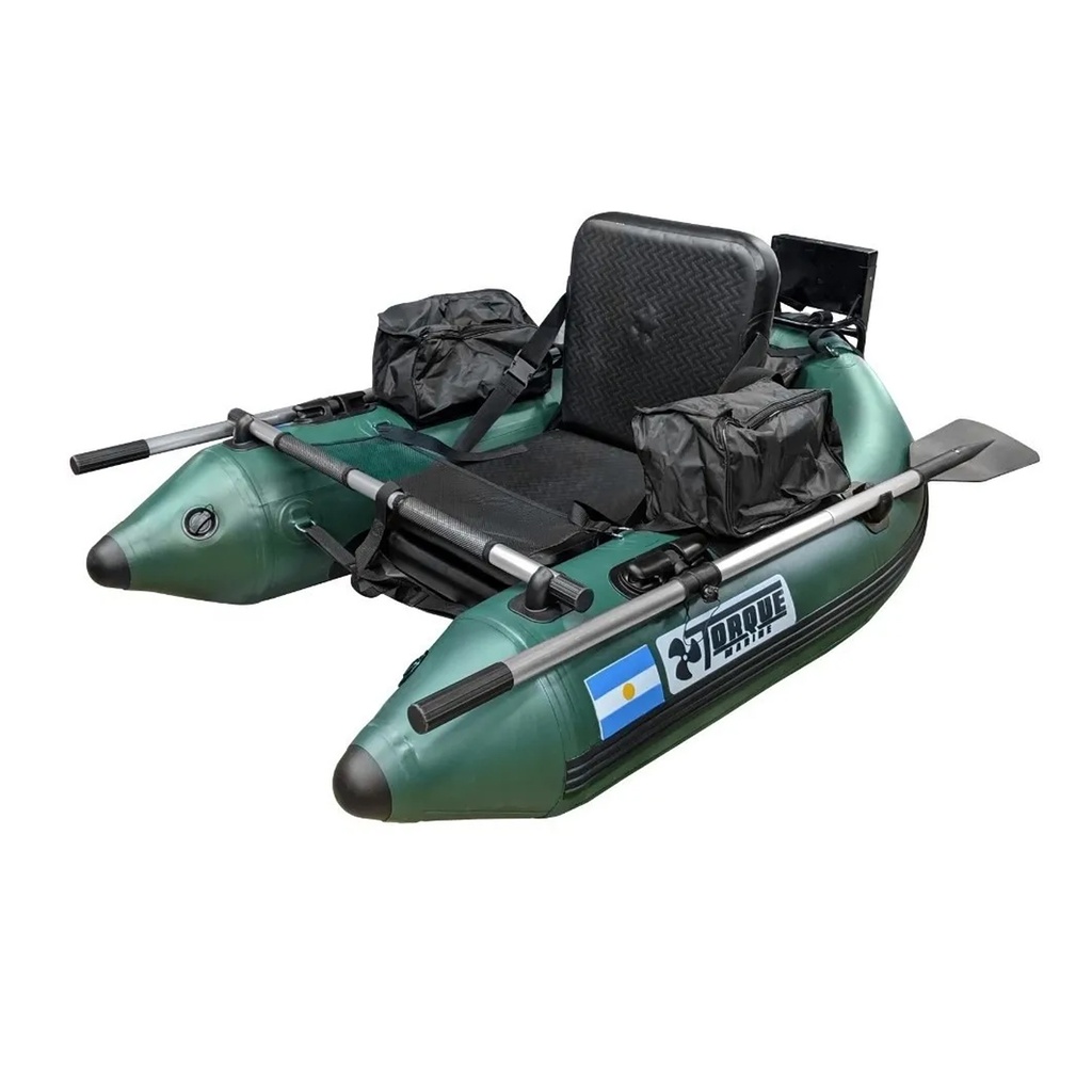 Belly Boat Bote Inflable Pesca Torque Marine Soporte Motor