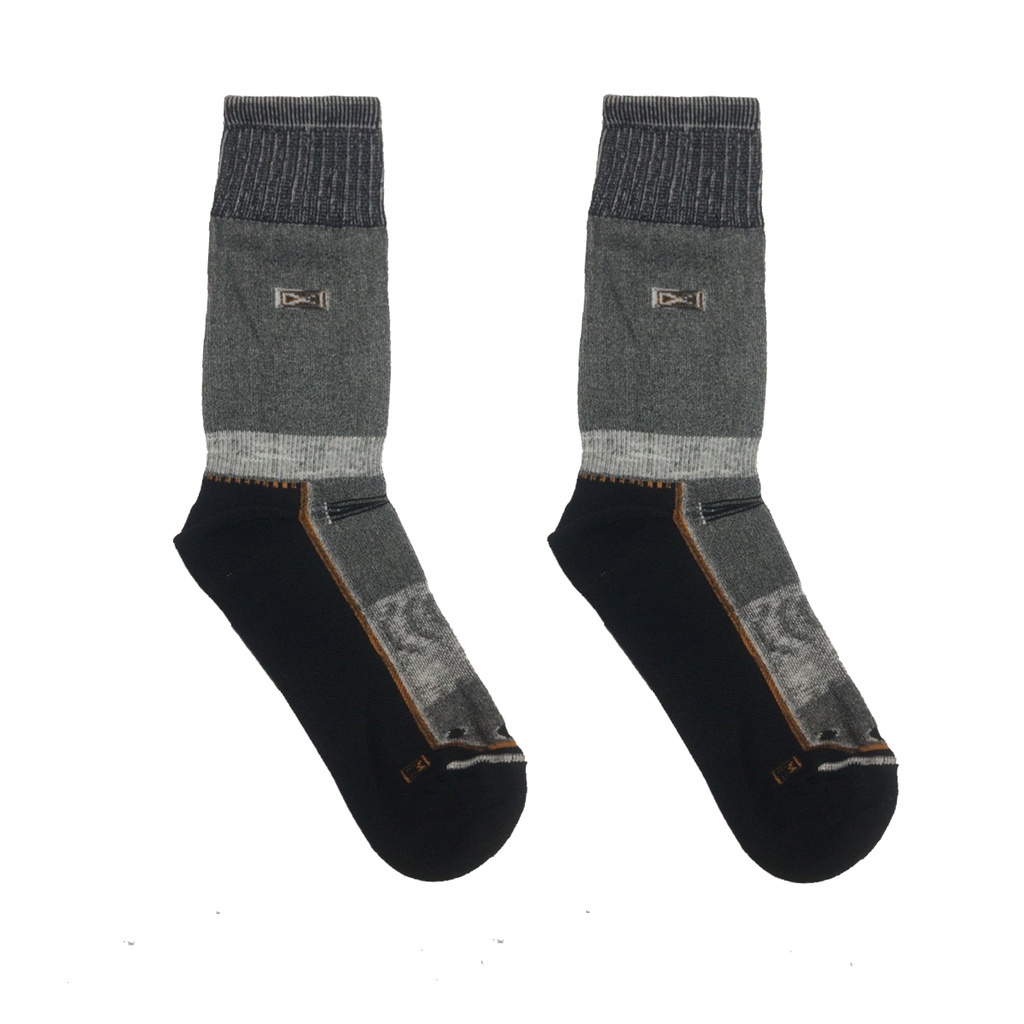 Medias Termicas Sox Microfibra Talle S Gris Naranja