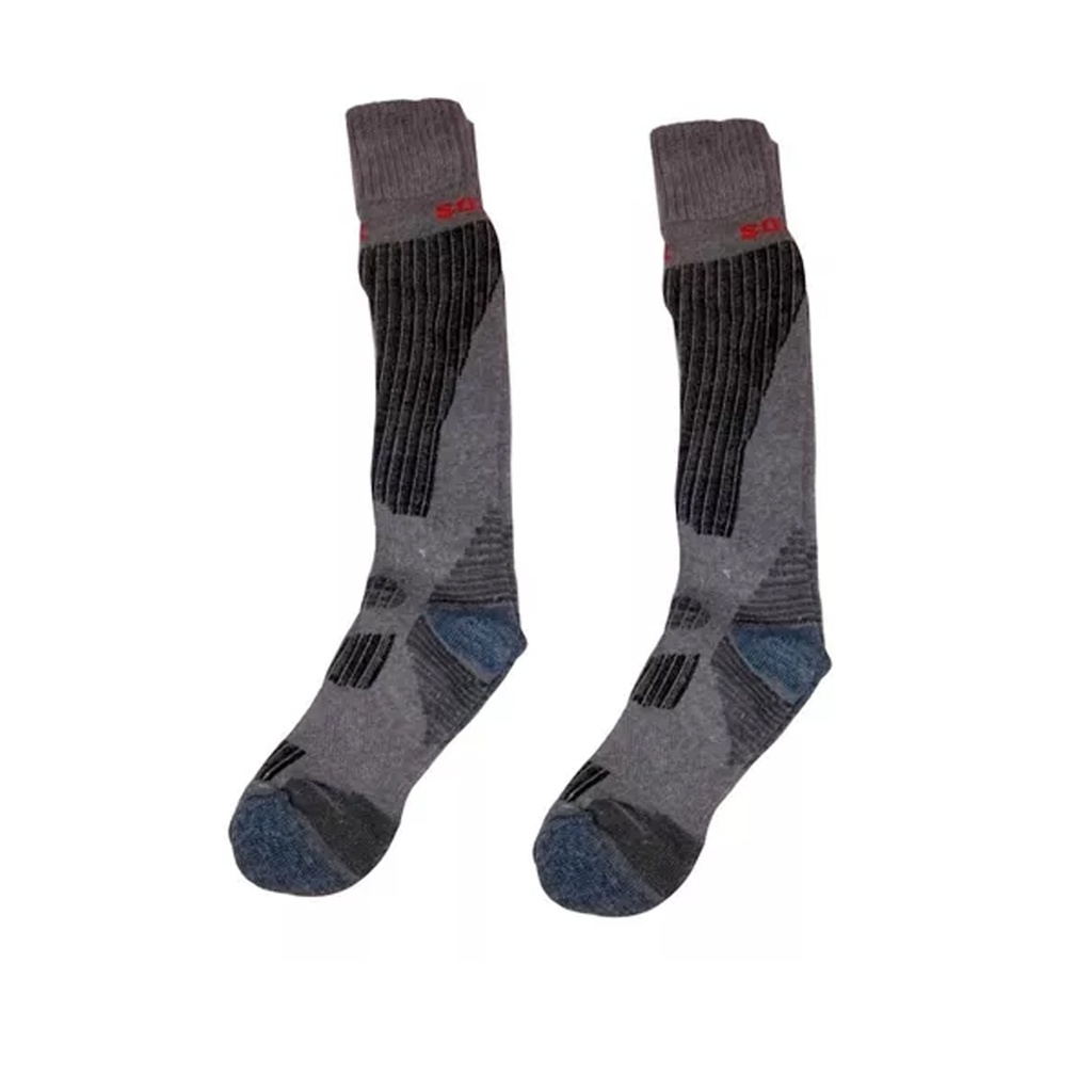 Medias Termicas Sox Ski Talle M Gris Celeste