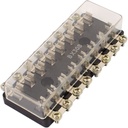 Fusilera Fusiblera Universal 8 Fusibles Tubo Con Tapa