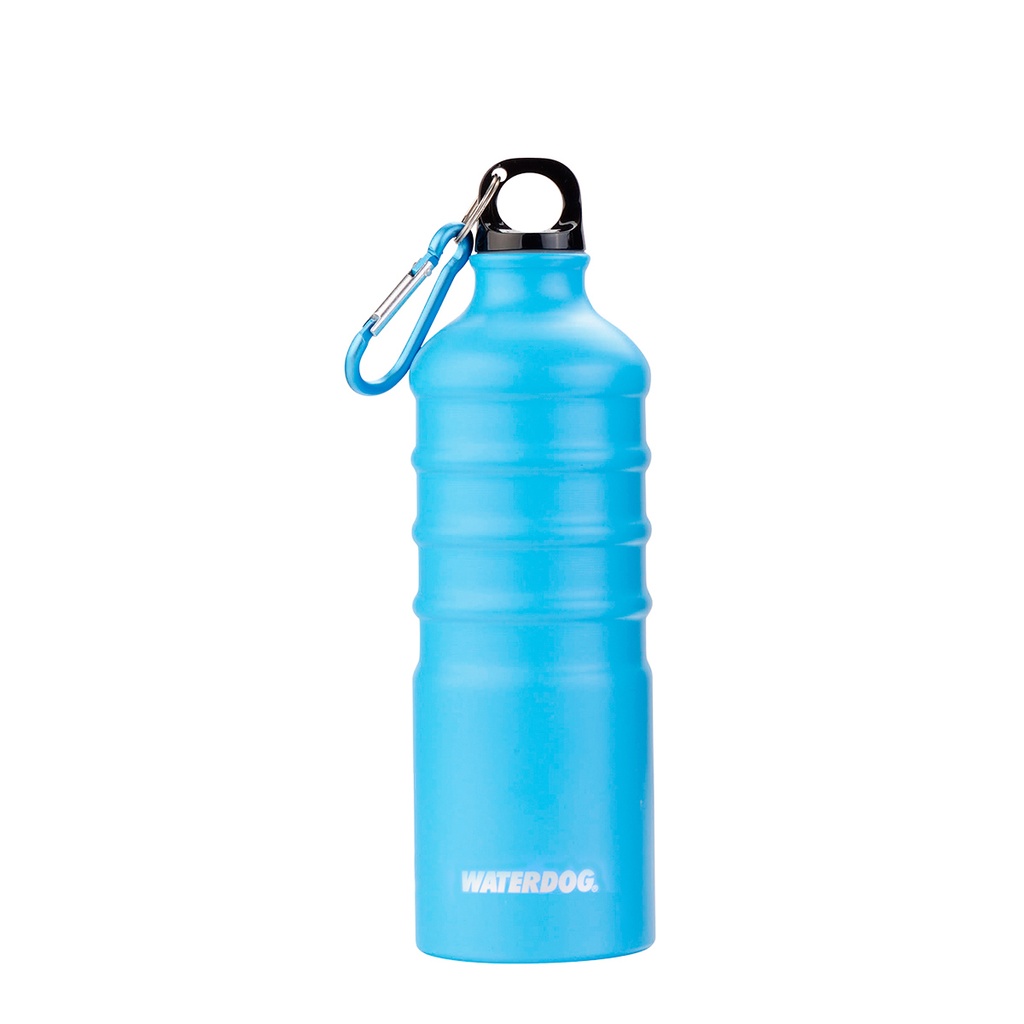 Botella Deportiva Waterdog 1lt Aluminio Camping C/ Mosqueton