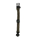 Pulsera Supervivencia Paracord Brújula Camping 5en1