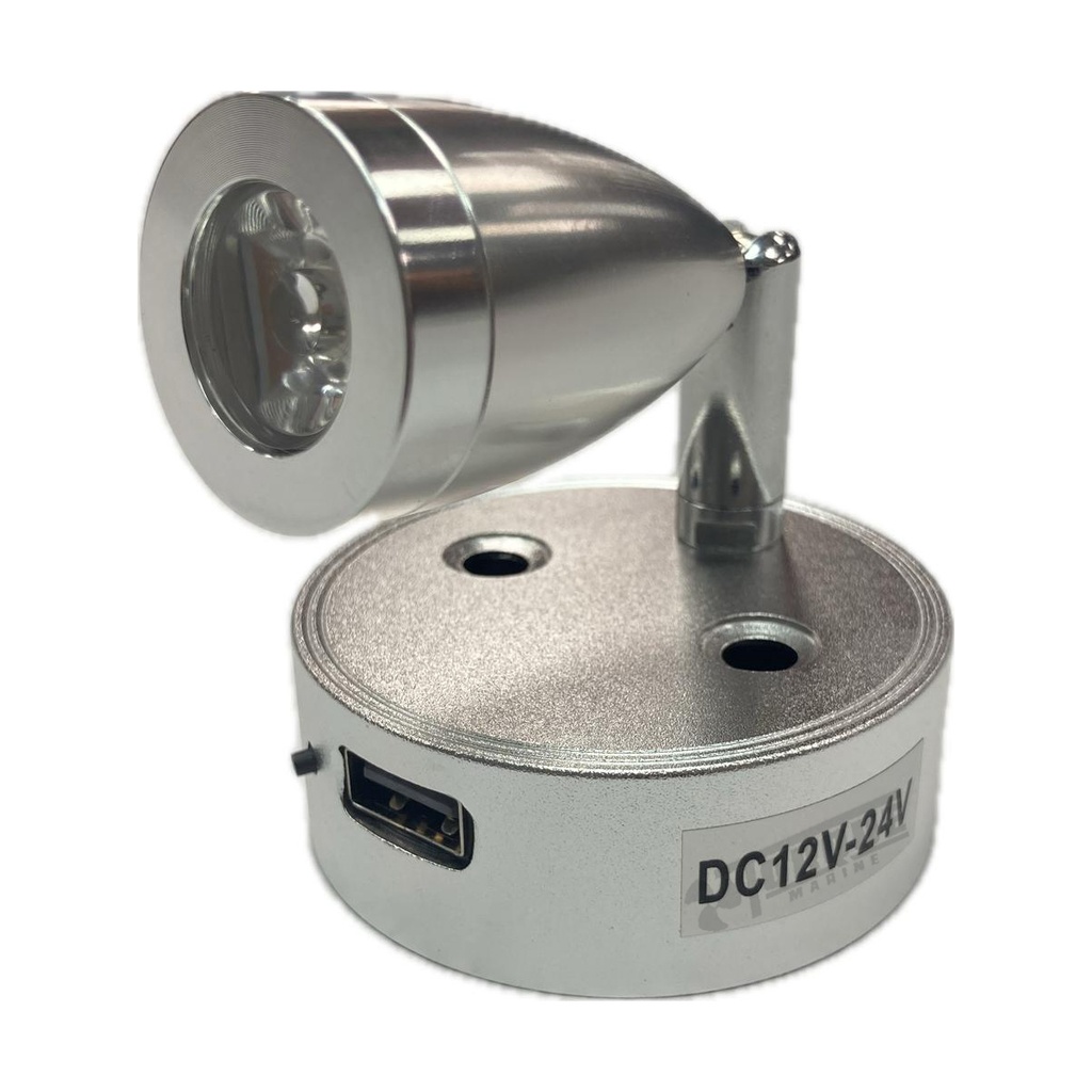 Lampara Luz De Lectura Motorhome Rv Lancha Torque Marine