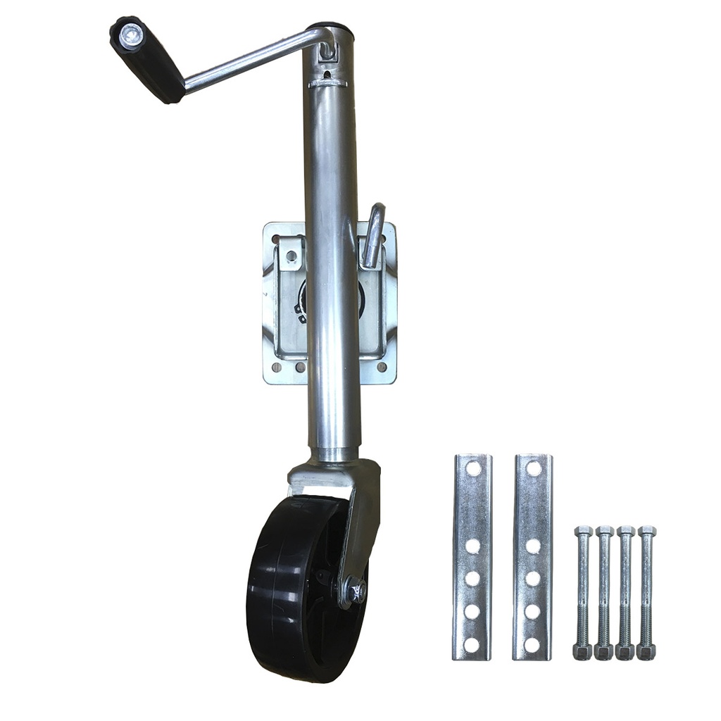 Rueda Timonera Pata Estabilizadora Reforzada 1000 Lbs Para Trailer