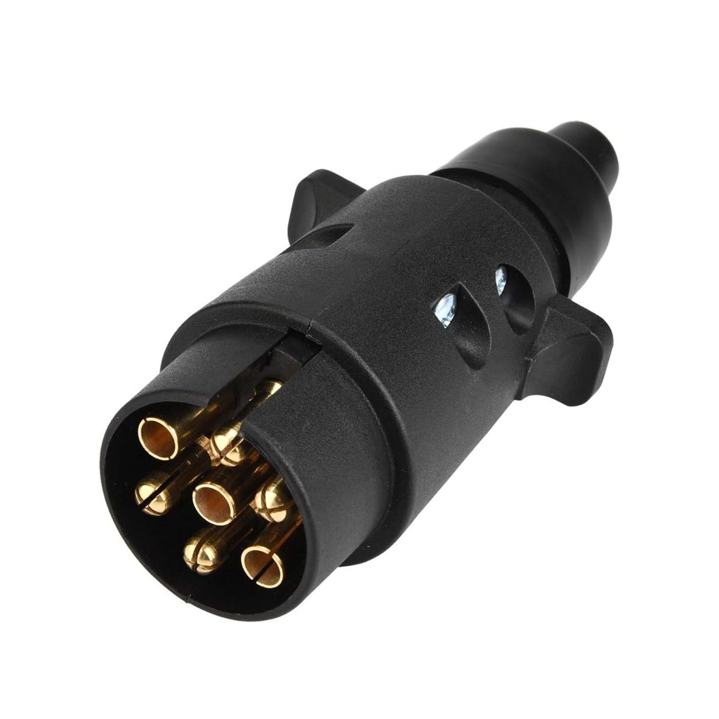 Ficha Conector Macho Plastico Trailer Acoplado 7 Pines