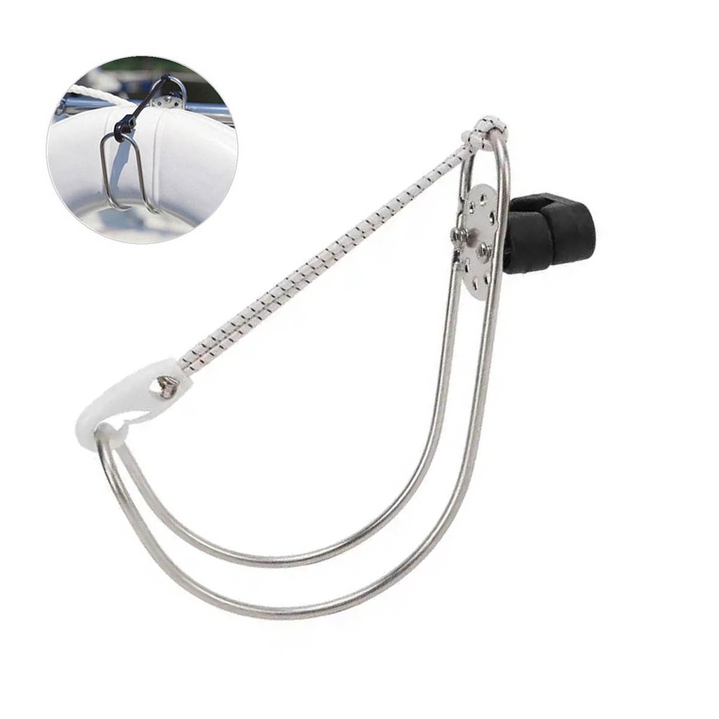 Soporte Para Salvavidas Circular De Acero Inoxidable Nautica