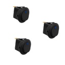 Tecla Redonda On/off Con Led - 12v Switch X3