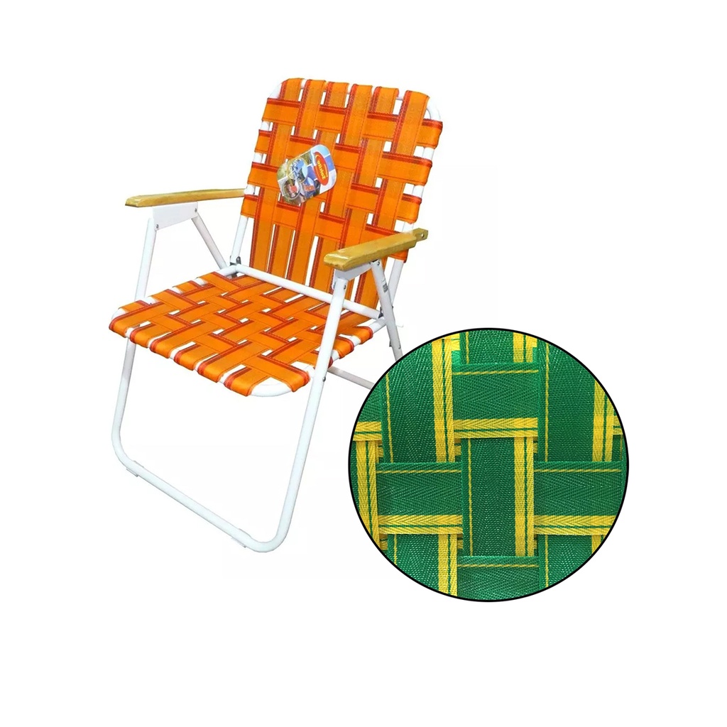 Reposera Silla Sillon Playa Bajo Solcito 7/8 Reforzado 2050
