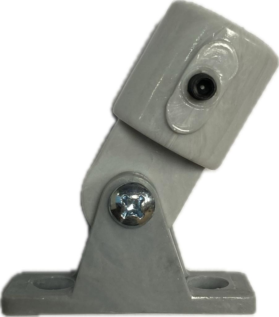 Base Para Capota De 22mm De Polipropileno Gris