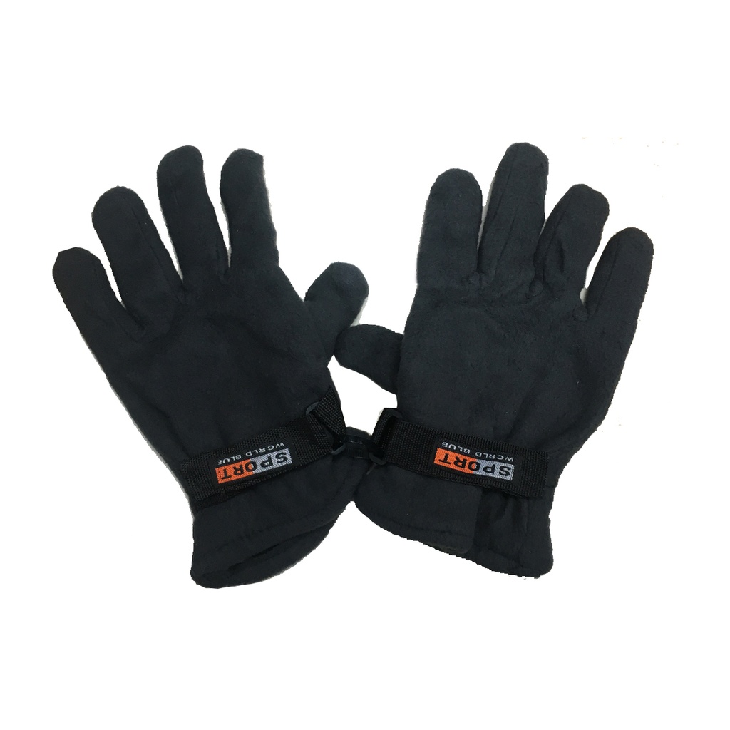 Guantes Polar Doble Interior Abrigado Con Abrojo