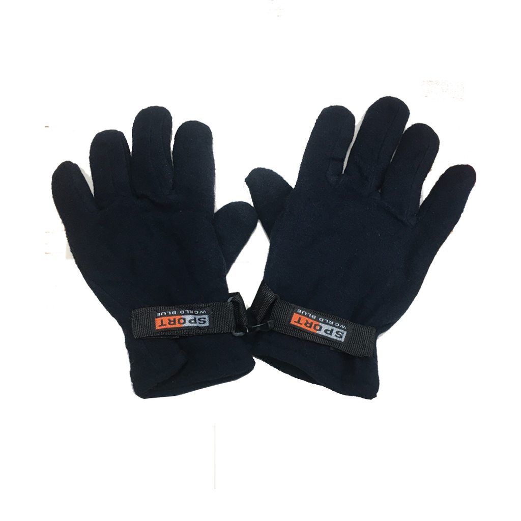 Guantes Polar Doble Interior Abrigado Con Abrojo