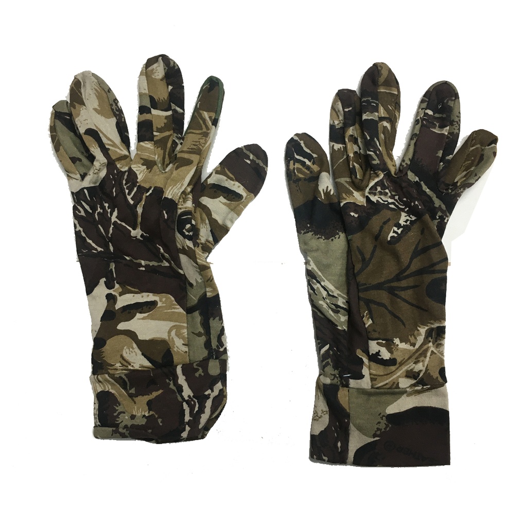 Guantes Tacticos Verde Primera Piel Forest Hydrowick Termico Camuflado