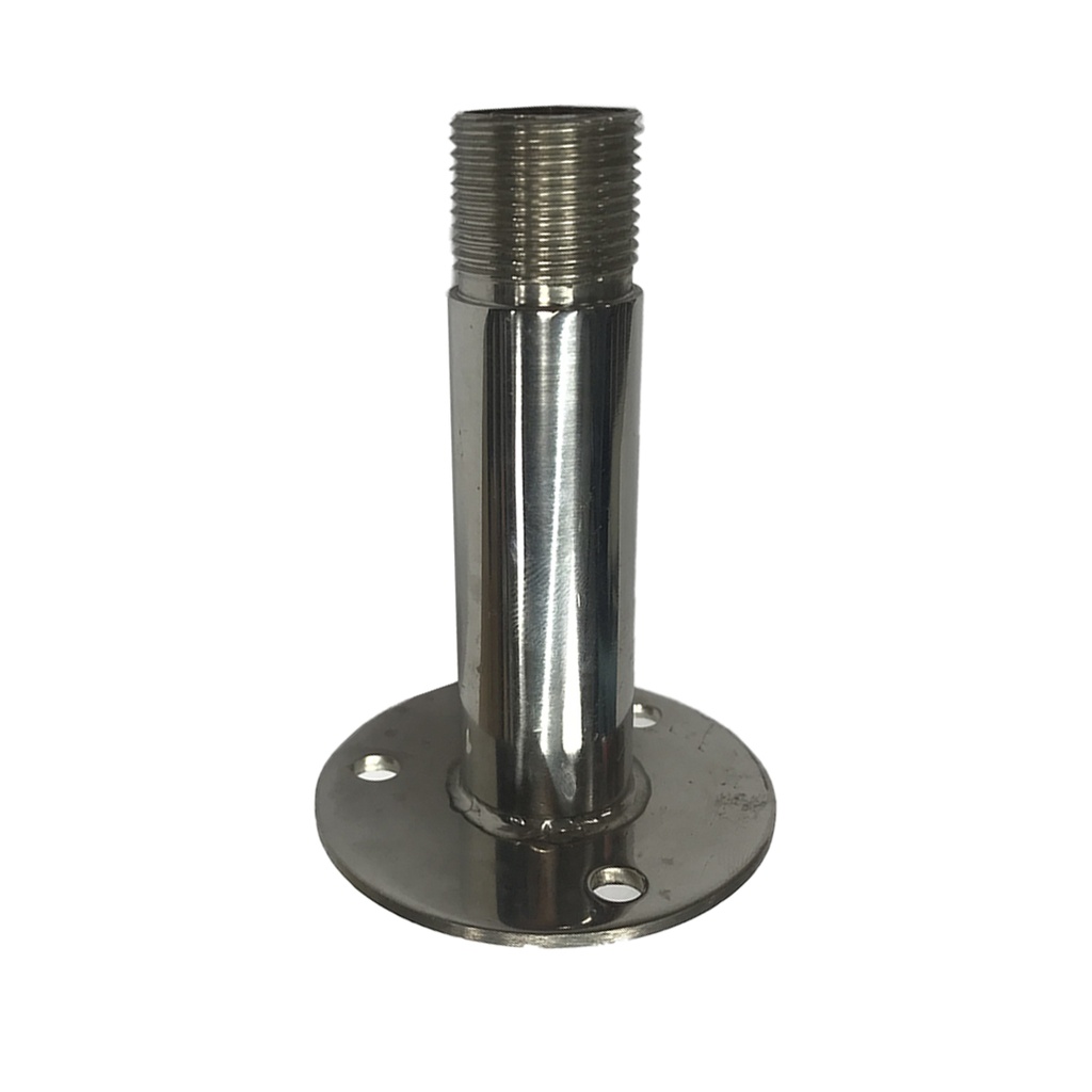 Base De Antena Vhf/tv Fija Acero Inoxidable