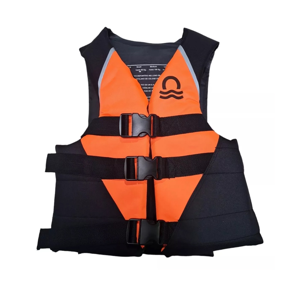 Chaleco Salvavidas Ski Flotar Naranja Talle M