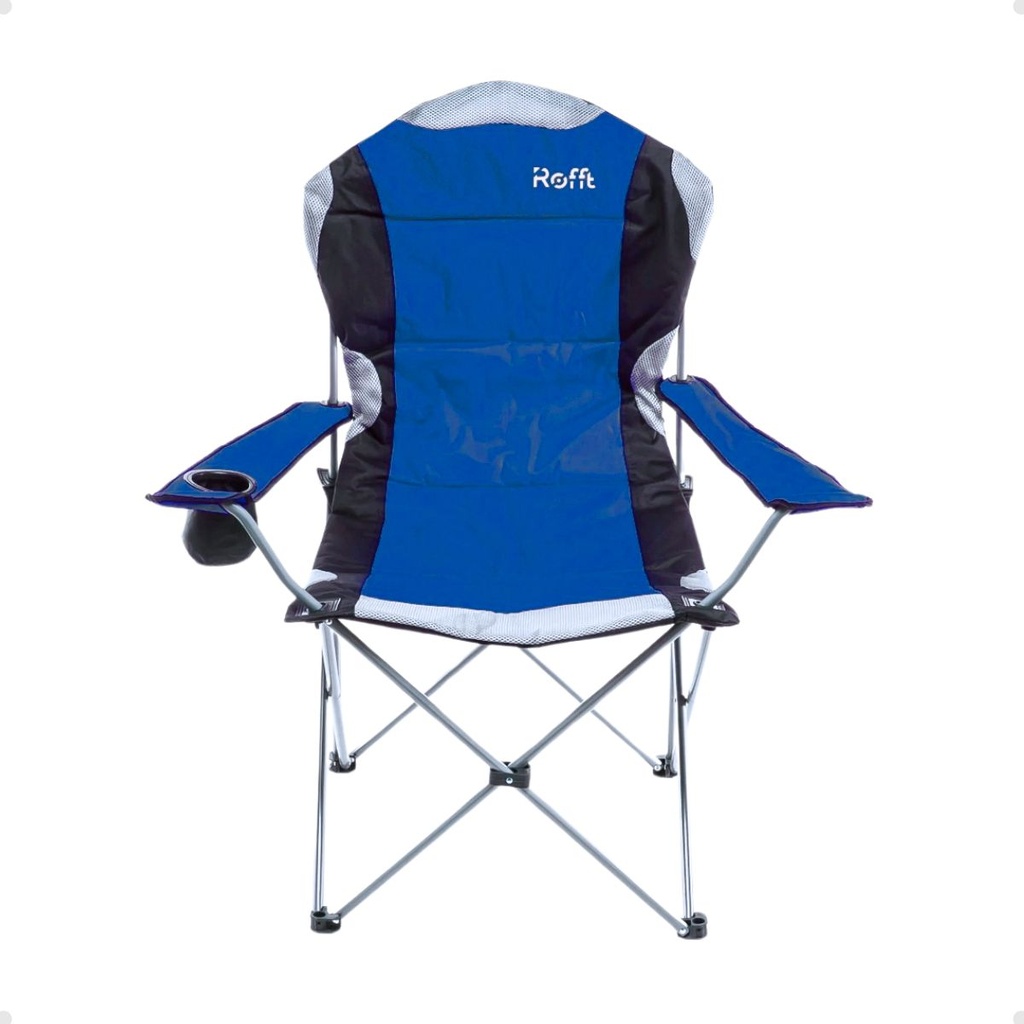 Sillon Director Plegable Reforzado Azul