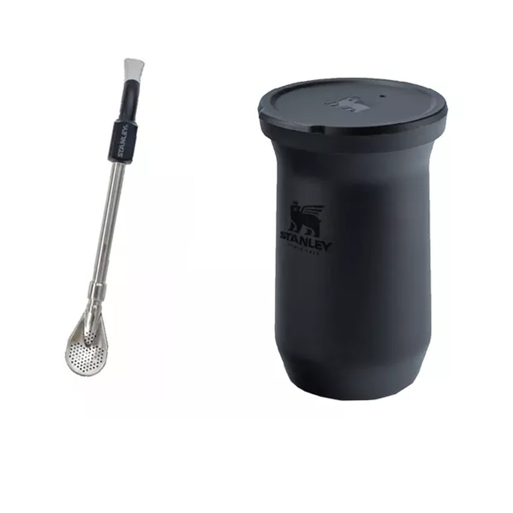 Mate Stanley C/ Tapa Bombilla Ac. Inox Térmico 200ml Tereré