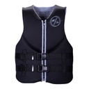 Chaleco Salvavidas De Neoprene Impacto Hyperlite Wakeboard Negro/Gris Talle L