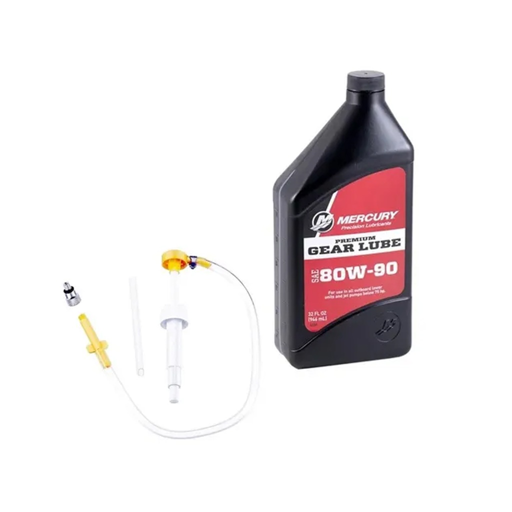 Aceite Para Pata Mercury -75 Hp + Bomba Aplicador Manual