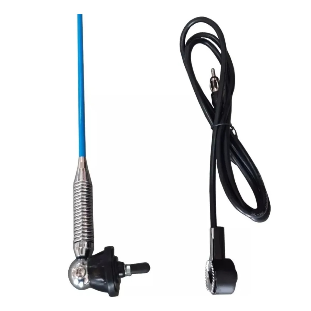 Antena Latigo Camion Cuatri Jeep 4x4 Nautica 2 Metros Azul