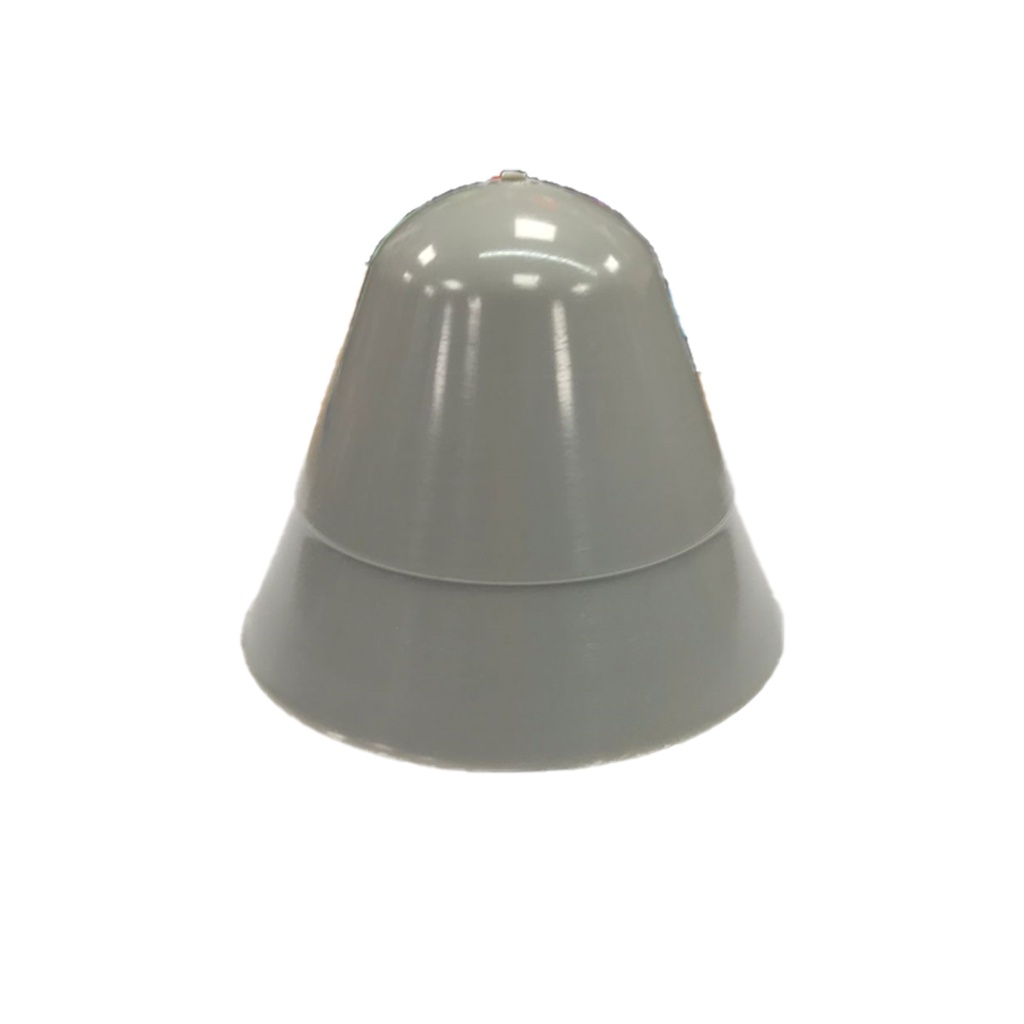 Cono De Popa Pvc Para Gomon Semirrigido Nautico Gris