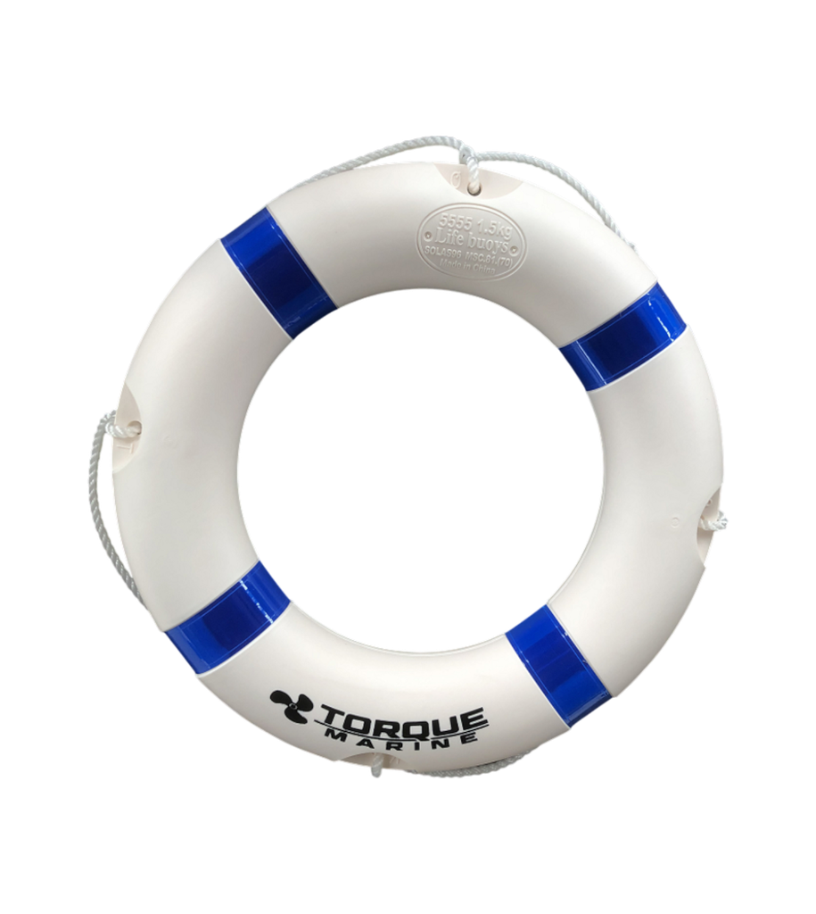 Salvavidas Circular Torque Marine Reglamentario Plástico Blanco 