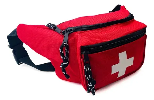 Riñonera Guardavidas Roja Torque Marine 