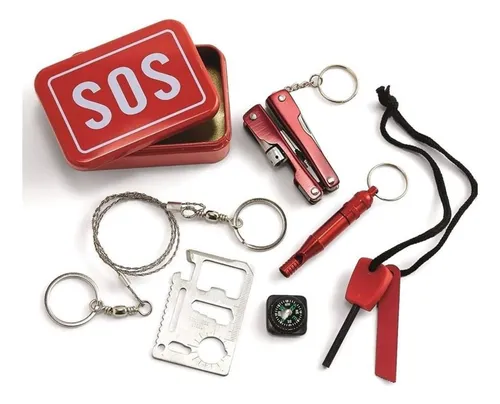 Kit Tactico Emergencia Sos Herramienta Awayco Supervivencia Kit de Supervivencia Mini 