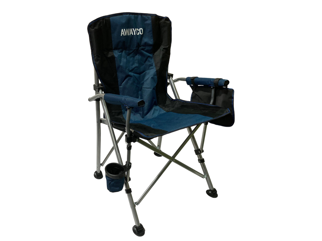 Silla Sillon Director Boss Awayco Plegable Camping Xl Reforzado Azul