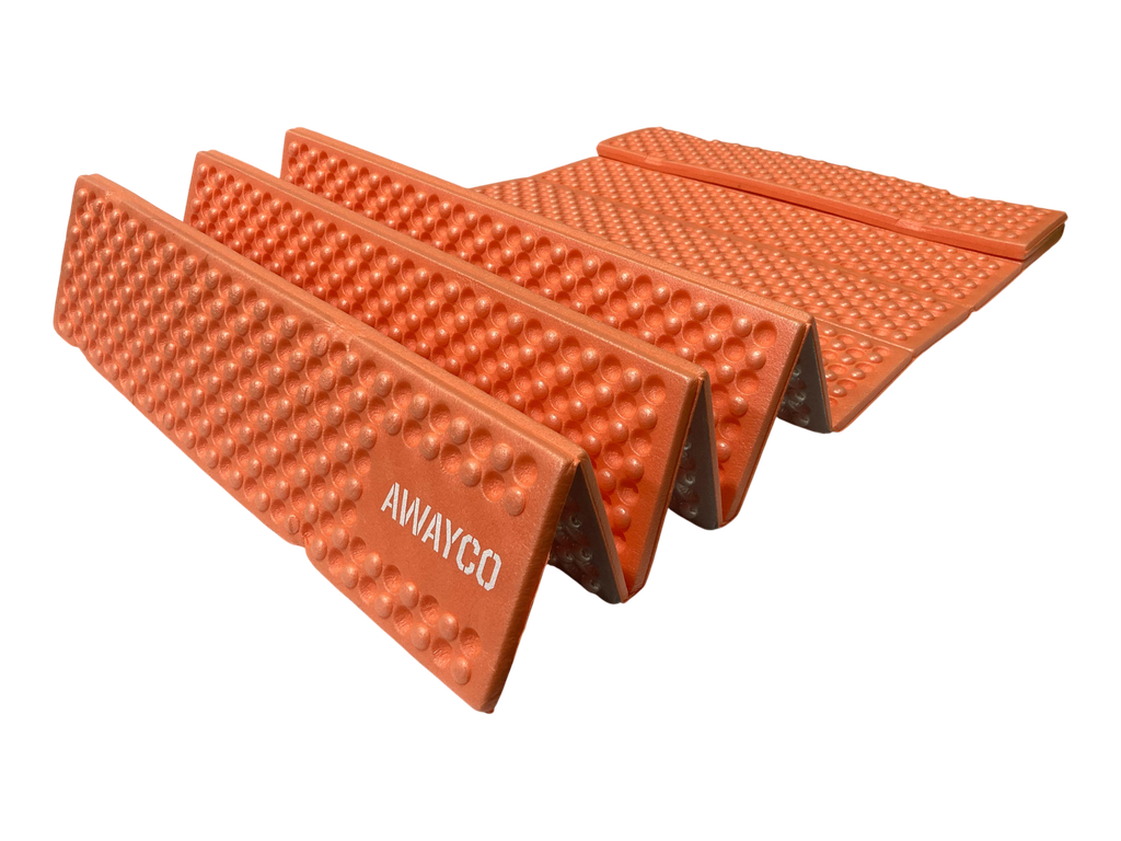 Aislante Térmico Portátil Awayco Aire Libre Mat Campamento Naranja