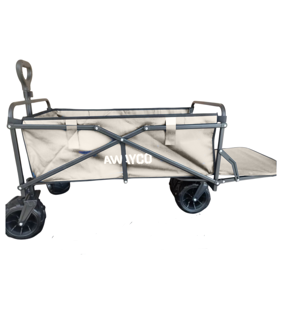 Carro Plegable Awayco EasyRoll Plus Hasta 125 Kg Reforzado Camping Playa 