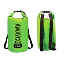 Bolso Mochila Estanco A Prueba De Agua Impermeable Awayco 20lt Verde