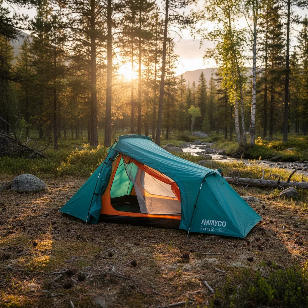 Carpa 2 Personas Awayco Frey 2 2000mm 2,2 Kg Trekking