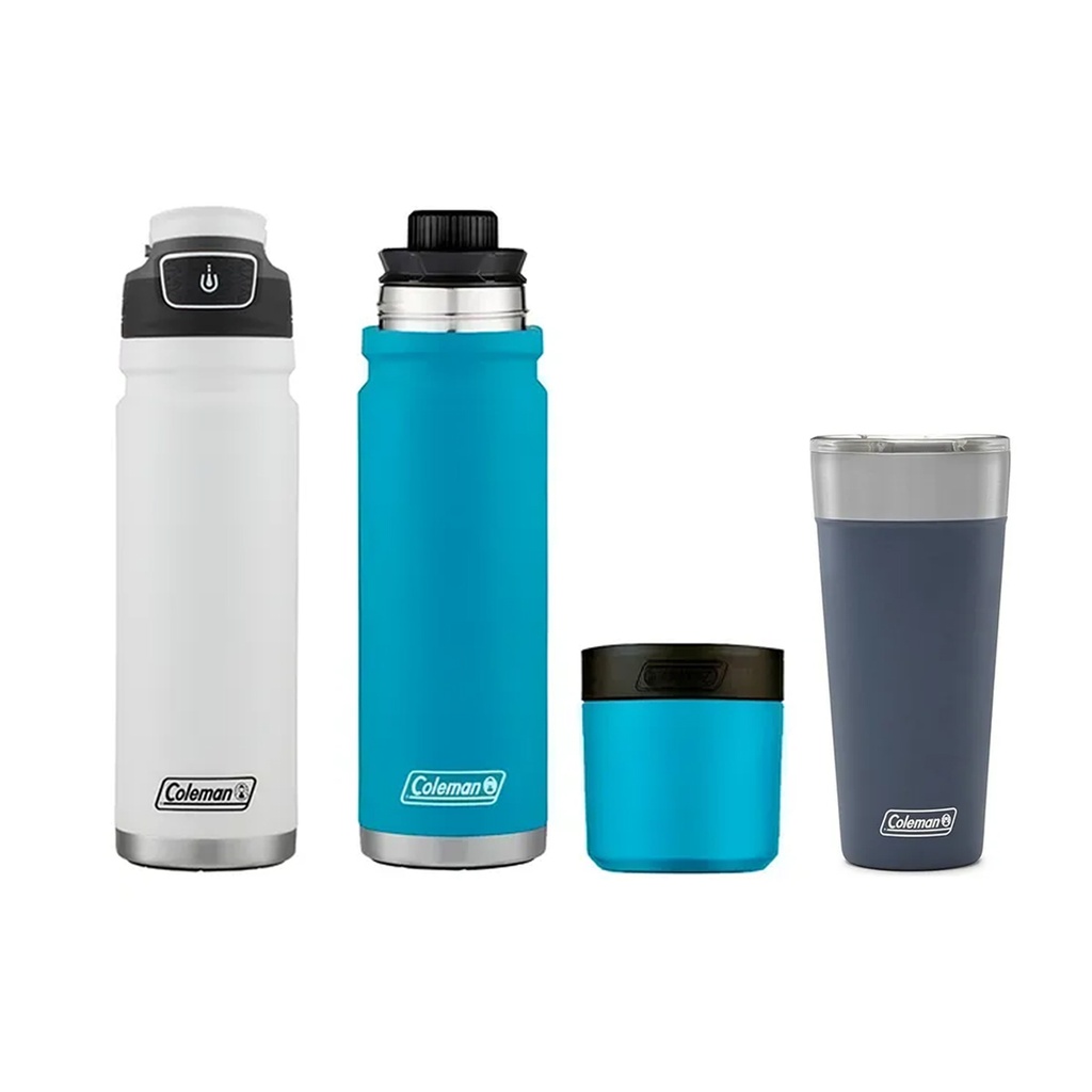 Combo Termo + Botella 700ml + Vaso Termico 600ml Coleman