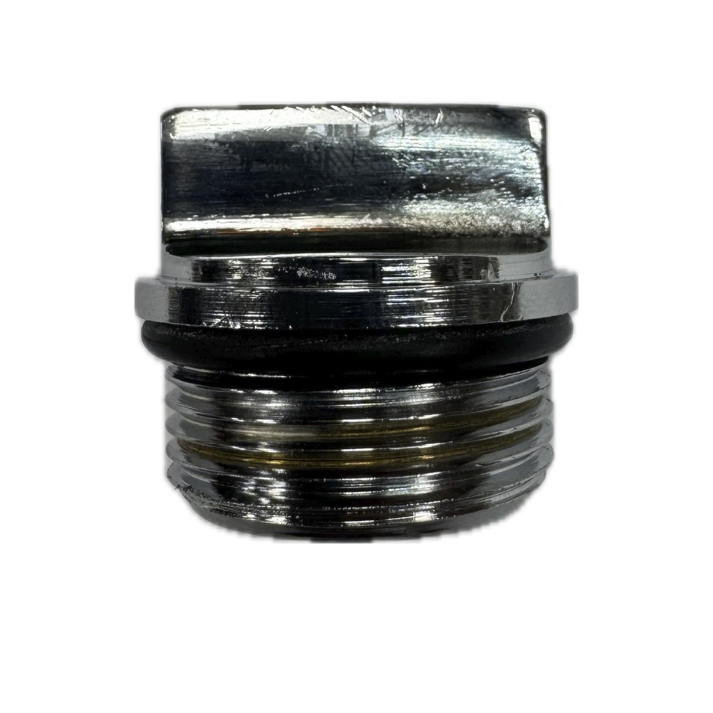 Repuesto Tapon De Achique Bronce Cromado Sin Base