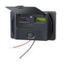 Cargador Toma Usb Para Embutir Auto Lancha Motorhome