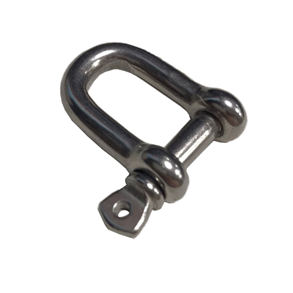 Grillete Acero Inoxidable Corto 1/4