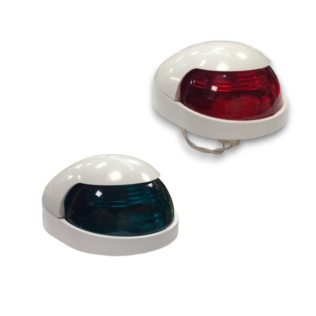 Faro Luces De Navegacion De Proa Verde O Roja Lancha Nautica