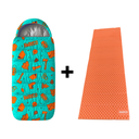 Bolsa Dormir Infantil + Aislante Plegable Awayco Camping Bolsa Aqua - Aislante Naranja